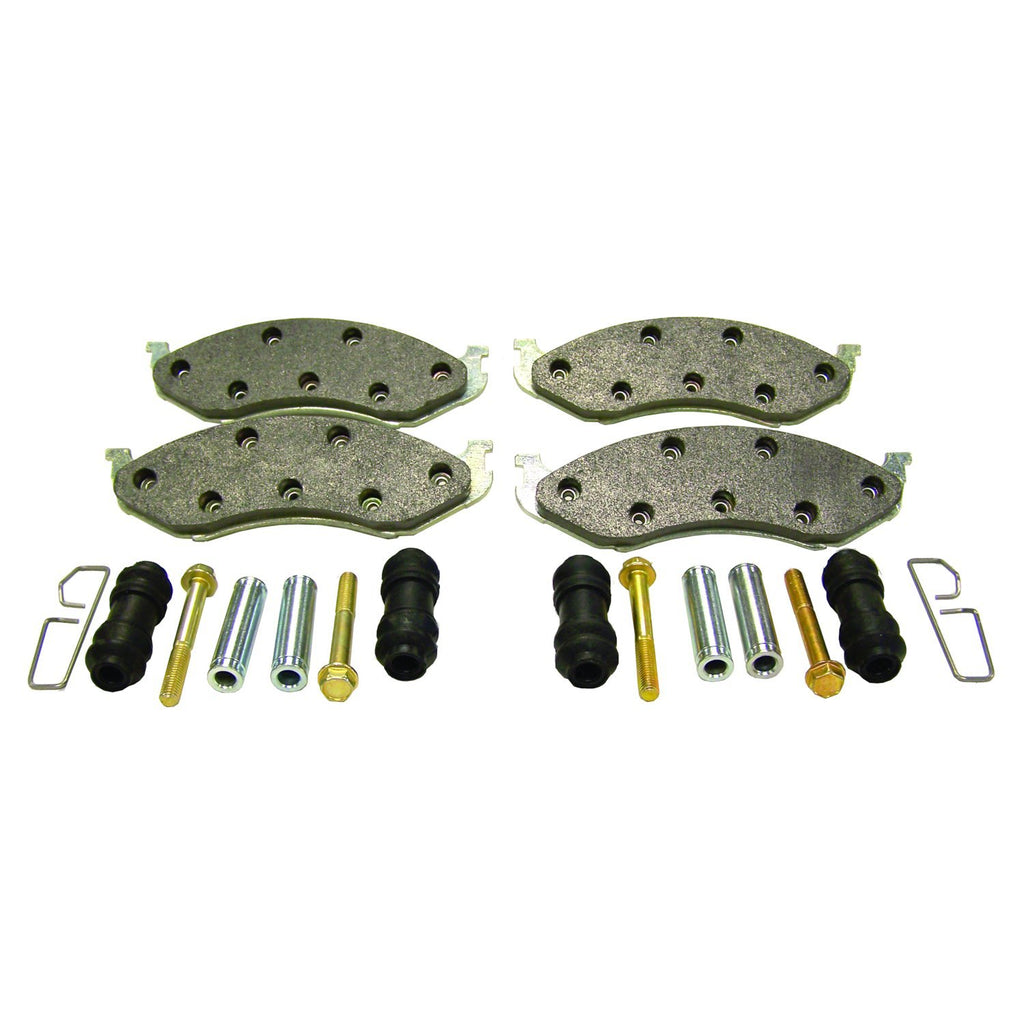 Crown Automotive Jeep Replacement 4778058MK Front Brake Pad Master Kit for Select 90-06 Jeep TJ, YJ, XJ, MJ, ZJ Models