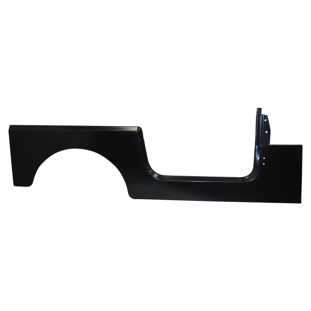 Crown Automotive Jeep Replacement 4798282 Right Side Panel, Black paintable w/out Jeep Logo for 76-95 CJ-7 & YJ Wrangler for Select Jeep CJ7, Jeep Wrangler