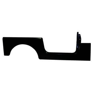 Crown Automotive Jeep Replacement 4798282 Right Side Panel, Black paintable w/out Jeep Logo for 76-95 CJ-7 & YJ Wrangler for Select Jeep CJ7, Jeep Wrangler