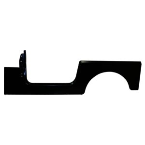 Crown Automotive Jeep Replacement 4798283 Left Side Panel, Black paintable without Jeep Logo for 76-95 CJ-7 & YJ Wrangler for Select Jeep CJ7, Jeep Wrangler