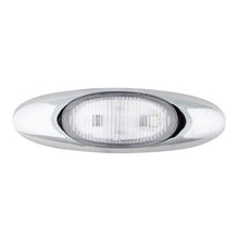 Load image into Gallery viewer, Grote 47982 MicroNova® LED Clearance Marker Lights, Red, with Clear Lens &amp; Chrome Bezel