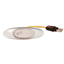 Load image into Gallery viewer, Grote 47983 MicroNova® LED Clearance Marker Lights, Amber, with Clear Lens &amp; Chrome Bezel