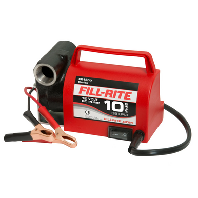 Fill-Rite Company FR1612 Low-Volume Fuel Transfer Pump, 10Gpm, 12V DC