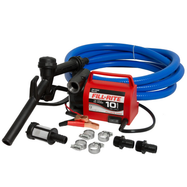 Fill-Rite Company FR1614 Low Volume Diesel Transfer Pump w/Nozzle, 10Gpm, 12V DC