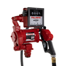 Load image into Gallery viewer, Fill-Rite Company FR711VA Heavy-Duty Fuel Transfer Pump w/Meter &amp; Nozzle, 20 GPM, 115V AC