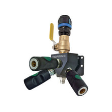 Load image into Gallery viewer, Topring 08.476.07 Aluminum Wall Manifold With 3 Ultraflo Quick Couplers for 25 mm S08