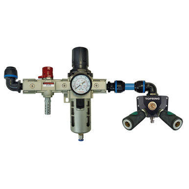 Topring 08.622.07 FR Unit and Wall Manifold With 2 Composite Couplers Ultraflo for 25 mm S08