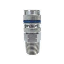 Load image into Gallery viewer, Topring 20.686 1/4 Industrial Steel Quick Coupler 1/2 (M) NPT
