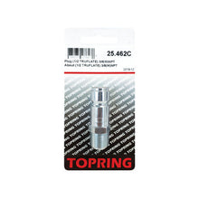 Load image into Gallery viewer, Topring 25.462C 1/2 Truflate Steel Coupler Plug 3/8 (M) NPT
