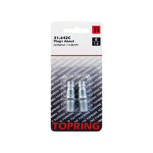 Load image into Gallery viewer, Topring 31.642C Ultraflo 7.8 mm Steel Coupler Plug 1/4 (M) NPT