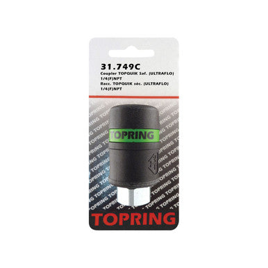 Topring 31.769 Ultraflo 7.8 mm Composite Quick Coupler 3/8 (F) NPT