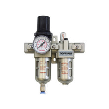 Load image into Gallery viewer, Topring 51.220 5 Micron Filter Regulator 5 to 125 PSI and Lubricator 1/4 (F) NPT S51