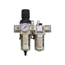 Load image into Gallery viewer, Topring 51.321 5 Micron Filter Regulator 5 to 125 PSI and Lubricator 1/4 (F) NPT S51