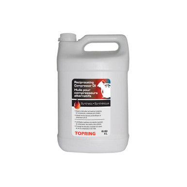 Topring 69.604 Synthetic Oil for Reciprocating Compressor 4 L