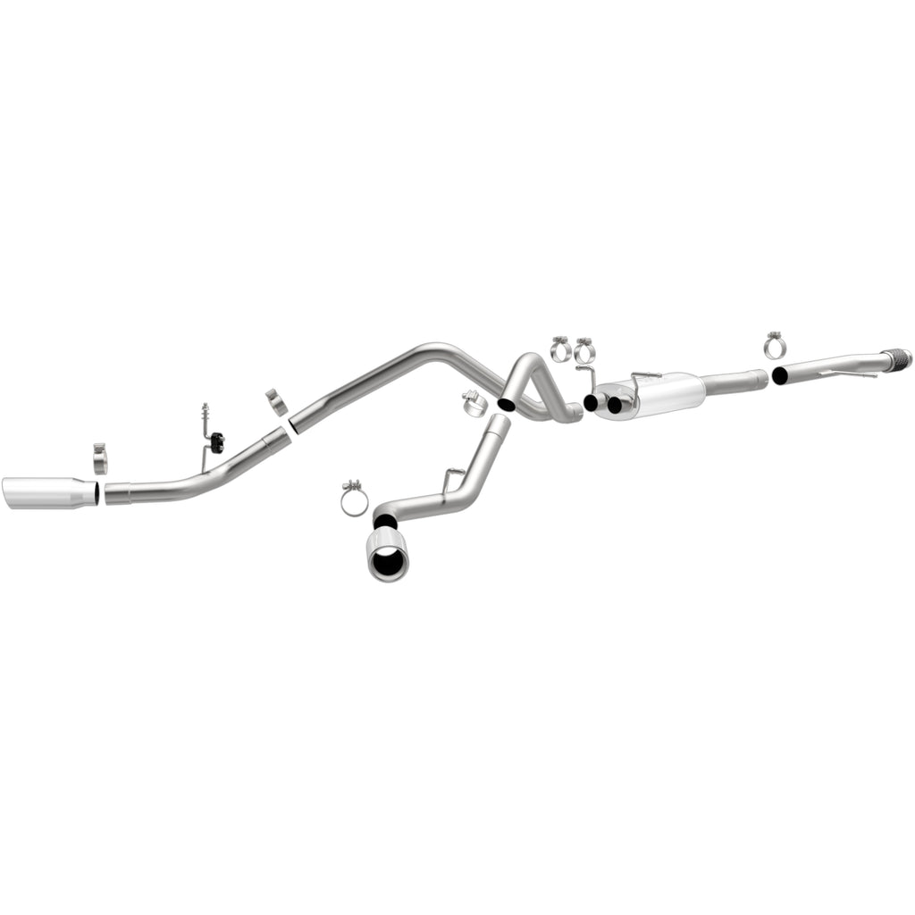 MagnaFlow Exhaust Products 15269 Street Series Polished Cat-Back System for Select Chevrolet Silverado 1500, Chevrolet Silverado LD, GMC Sierra 1500, GMC Sierra Limited