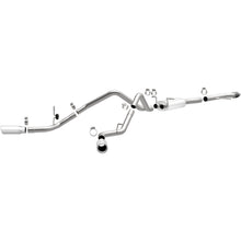 Load image into Gallery viewer, MagnaFlow Exhaust Products 15269 Street Series Polished Cat-Back System for Select Chevrolet Silverado 1500, Chevrolet Silverado LD, GMC Sierra 1500, GMC Sierra Limited