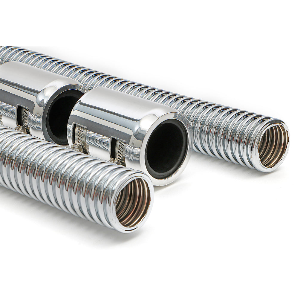 48-In.-Stainless-Steel-Radiator-Hose-Kit--Polished-Aluminum-Ends