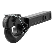 Load image into Gallery viewer, CURT 48004 Receiver-Mount Pintle Hook (2" Shank, 20,000 lbs., 2-1/2" Lunette Rings)