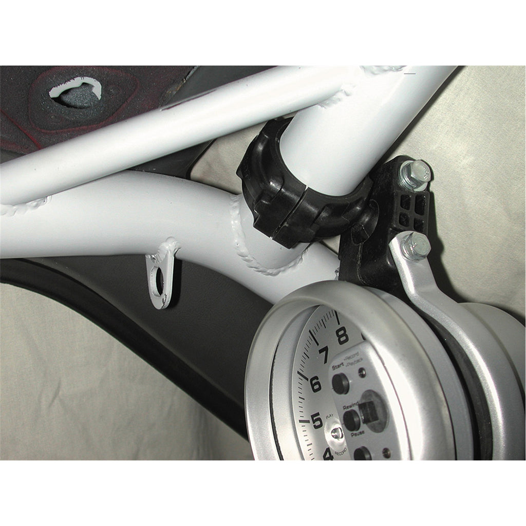 AutoMeter 48005 GAUGE MOUNT, ROLL POD FOR 1.625" ROLL CAGE, FITS 5" PEDESTAL TACH, BLACK