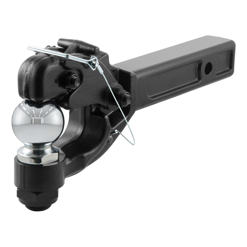 CURT 48006 Receiver-Mount Ball & Pintle Hitch (2" Shank, 2-5/16" Ball, 12,000 lbs.)