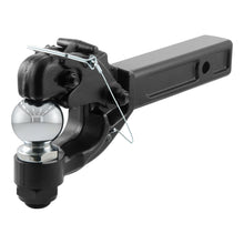 Load image into Gallery viewer, CURT 48006 Receiver-Mount Ball &amp; Pintle Hitch (2" Shank, 2-5/16" Ball, 12,000 lbs.)