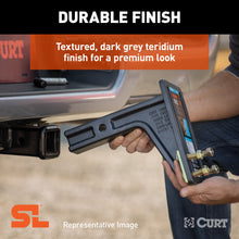 Load image into Gallery viewer, CURT 48016 SecureLatch Adjustable Pintle Mount (2-1/2" Shank, 20,000 lbs.)