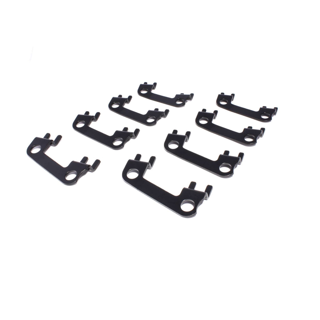 COMP Cams 4804-8 Raised 1 Piece Guide Plate Set for Ford Cleveland w/ 3/8" Pushrod, 7/16" Stud