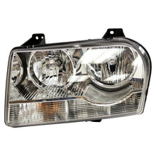 Load image into Gallery viewer, Crown Automotive Jeep Replacement 4805757AG Left Headlight for 05-12/1/06 Chrysler LX 300 w/ Halogen Bulbs w/ Chrome Bezels for Select Chrysler 300