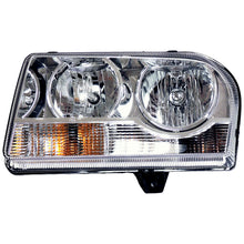 Load image into Gallery viewer, Crown Automotive Jeep Replacement 4805757AG Left Headlight for 05-12/1/06 Chrysler LX 300 w/ Halogen Bulbs w/ Chrome Bezels for Select Chrysler 300