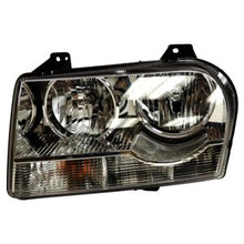 Load image into Gallery viewer, Crown Automotive Jeep Replacement 4805757AG Left Headlight for 05-12/1/06 Chrysler LX 300 w/ Halogen Bulbs w/ Chrome Bezels for Select Chrysler 300