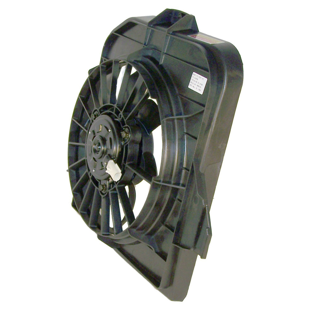 Crown Automotive Jeep Replacement 4809170AE Right Side Cooling Fan Assembly for Various 2001-2005 Dodge & Chrysler Minivans for Select Chrysler Grand Voyager, Chrysler Town & Country, Chrysler Voyager, Dodge Caravan, Dodge Grand Caravan
