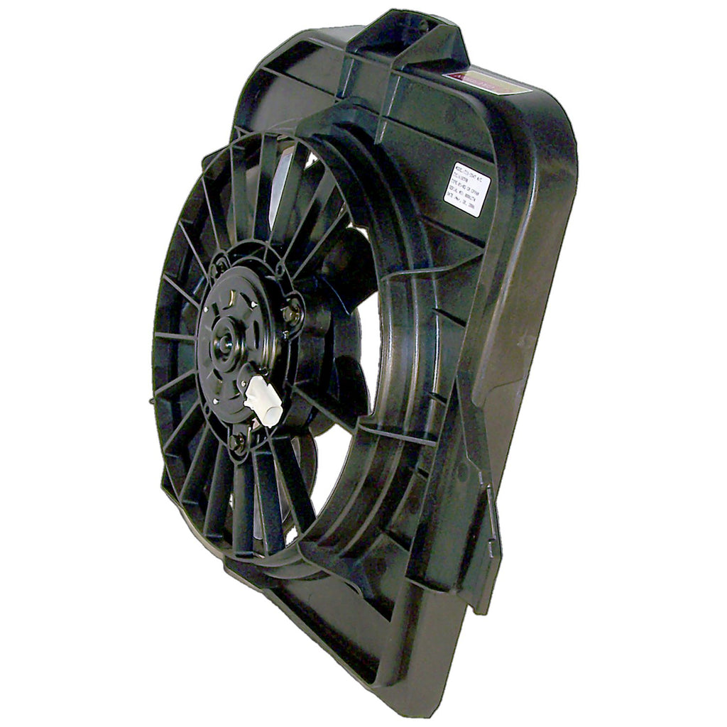 Crown Automotive Jeep Replacement 4809170AE Right Side Cooling Fan Assembly for Various 2001-2005 Dodge & Chrysler Minivans for Select Chrysler Grand Voyager, Chrysler Town & Country, Chrysler Voyager, Dodge Caravan, Dodge Grand Caravan