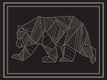 Load image into Gallery viewer, KUMA 480-KM-RVMB-BB-12 Outdoor Mat - Bear - 12&#39; x 9&#39; (Black/Khaki)