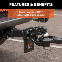 Load image into Gallery viewer, CURT 48200 Ball &amp; Pintle Hitch (2-5/16" Ball, 16,000 lbs. Ball Capacity)