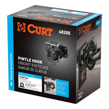 Load image into Gallery viewer, CURT 48205 Pintle Hook (10,000 lbs., 2-1/2" or 3" Lunette Rings)