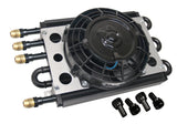 Derale 15230 4 & 2 Pass Dual Circuit Econo-Cool Remote Cooler, 1/2