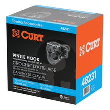 Load image into Gallery viewer, CURT 48231 Pintle Hook (60,000 lbs., 2-1/2" or 3" Lunette Rings)