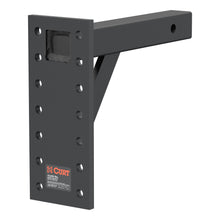 Load image into Gallery viewer, CURT 48342 Adjustable Pintle Mount (2" Shank, 10,000 lbs., 13" High, 12" Long)