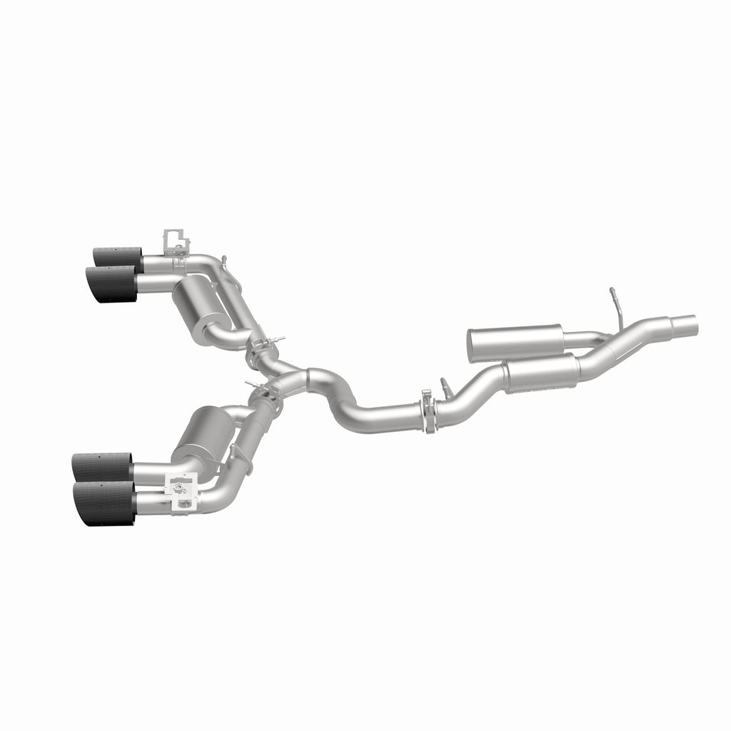 MagnaFlow Exhaust Products 19617 NEO Series Carbon Fiber Tips Cat-Back System for Select Volkswagen Golf R