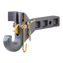 Load image into Gallery viewer, CURT 48405 SecureLatch Receiver-Mount Pintle Hook (2" Shank, 14K, 2-1/2" or 3" Lunette)