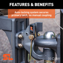 Load image into Gallery viewer, CURT 48410 SecureLatch Ball &amp; Pintle Hitch (2-5/16" Ball, 20,000 lbs.)