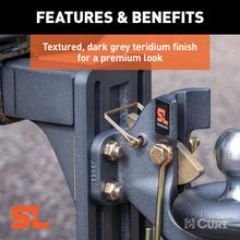 Load image into Gallery viewer, CURT 48410 SecureLatch Ball &amp; Pintle Hitch (2-5/16" Ball, 20,000 lbs.)