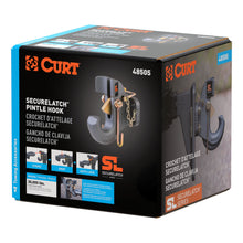 Load image into Gallery viewer, CURT 48505 SecureLatch Pintle Hook (30,000 lbs, 2-1/2" or 3" Lunette)
