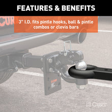 Load image into Gallery viewer, CURT 48510 Lunette Ring Drawbar (22,000 lbs., 3" I.D.)