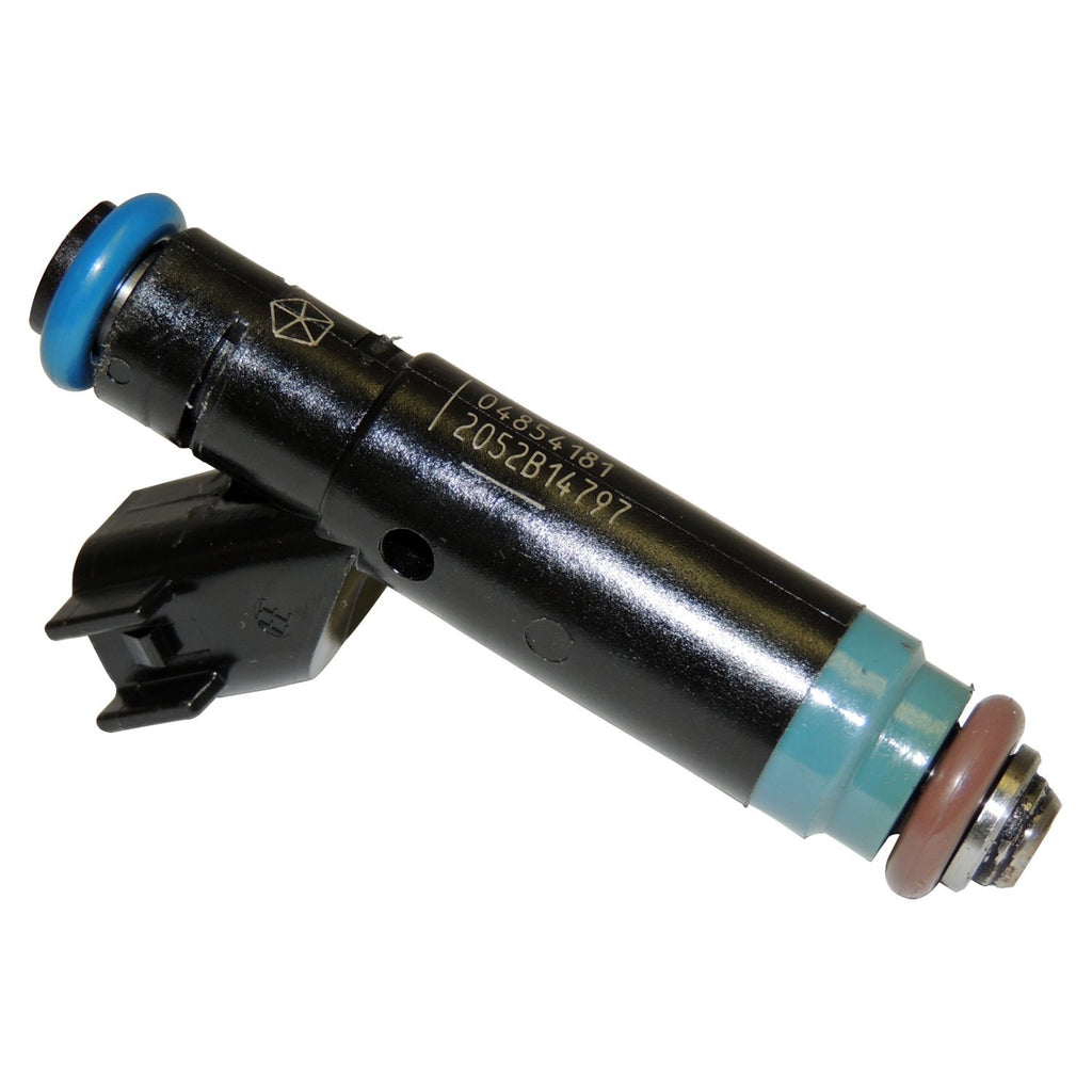 Crown Automotive Jeep Replacement 4854181 Fuel Injector for 99-04 Jeep XJ Cherokee, TJ Wrangler, WJ Grand Cherokee w/ 4.0L for Select Jeep Cherokee, Jeep Grand Cherokee, Jeep TJ, Jeep Wrangler
