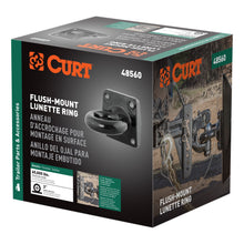 Load image into Gallery viewer, CURT 48560 Flush-Mount Lunette Ring (60,000 lbs., 3" I.D.)