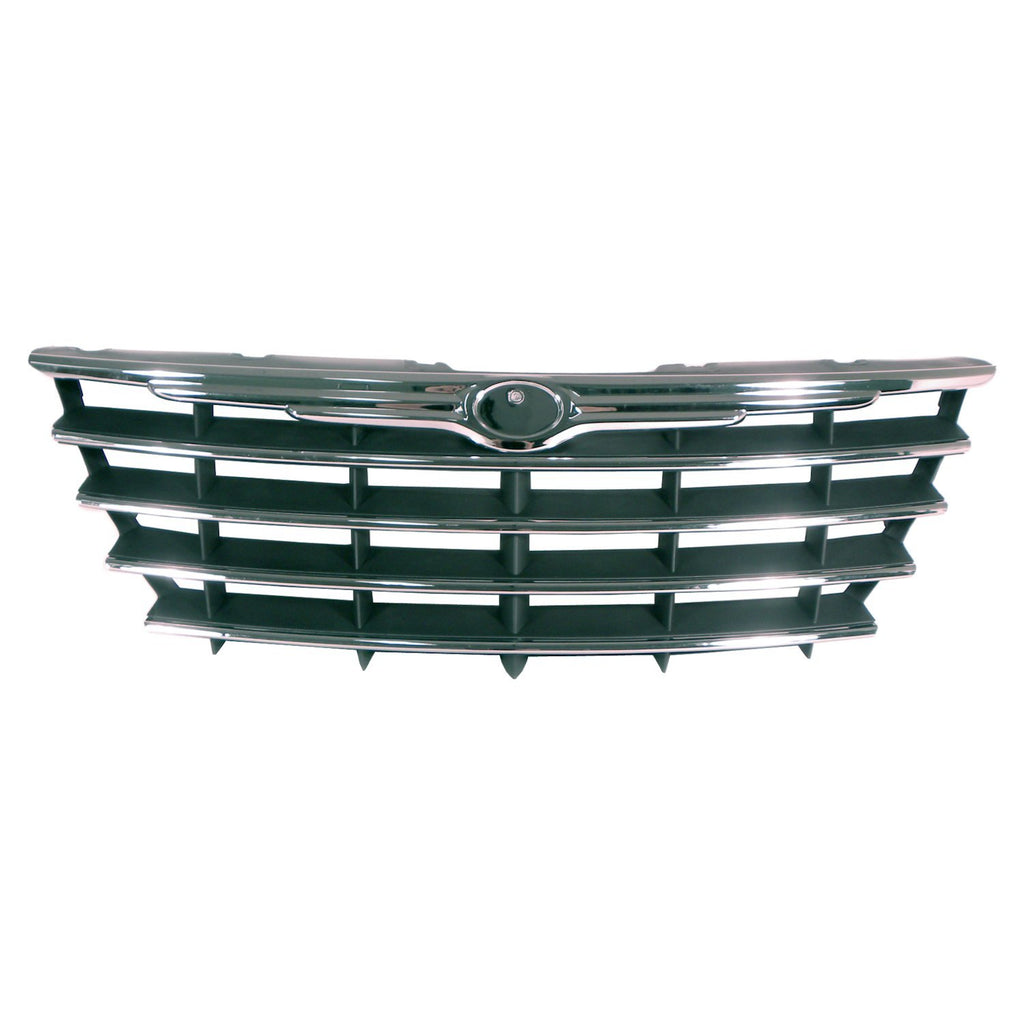 Crown Automotive Jeep Replacement 4857389AB Plastic Chrome Grille for Select 01-04 RG (Europe) Dodge & Chrysler Minivan