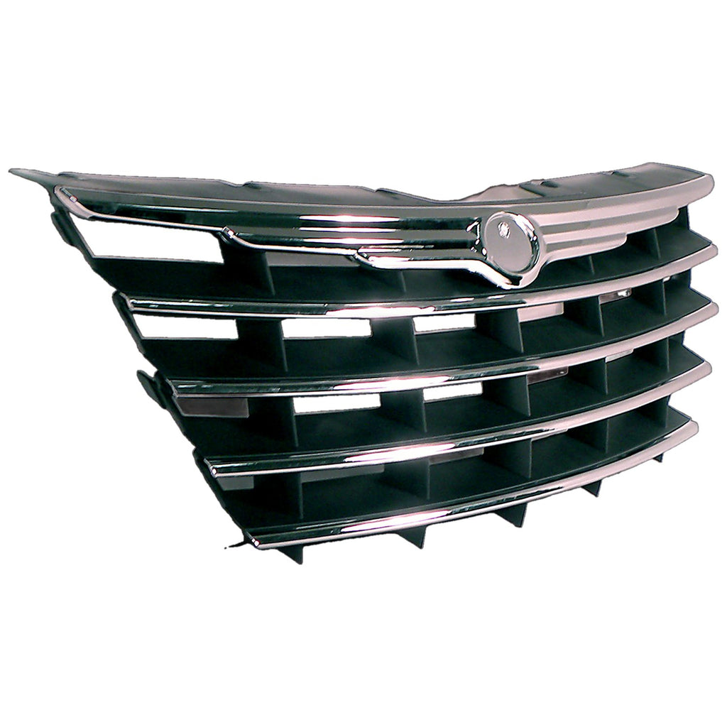 Crown Automotive Jeep Replacement 4857389AB Plastic Chrome Grille for Select 01-04 RG (Europe) Dodge & Chrysler Minivan