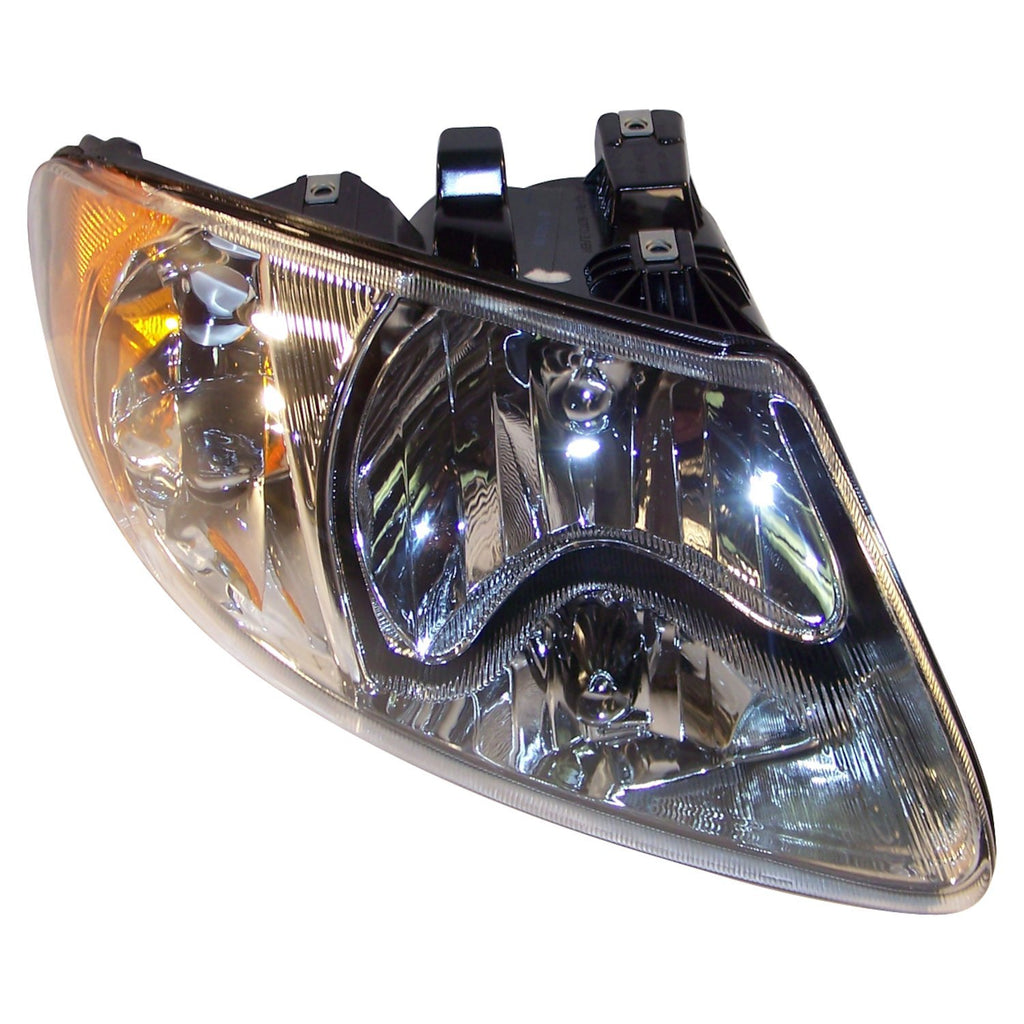 Crown Automotive Jeep Replacement 4857700AB Right Headlight Assembly for 2001-2006 Dodge, Chrysler Minivans, Includes Bulbs for Select Chrysler Grand Voyager, Chrysler Town & Country, Chrysler Voyager, Dodge Caravan, Dodge Grand Caravan