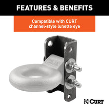 Load image into Gallery viewer, CURT 48610 Adjustable Coupler Channel (3" I.D., 7-1/2" High)